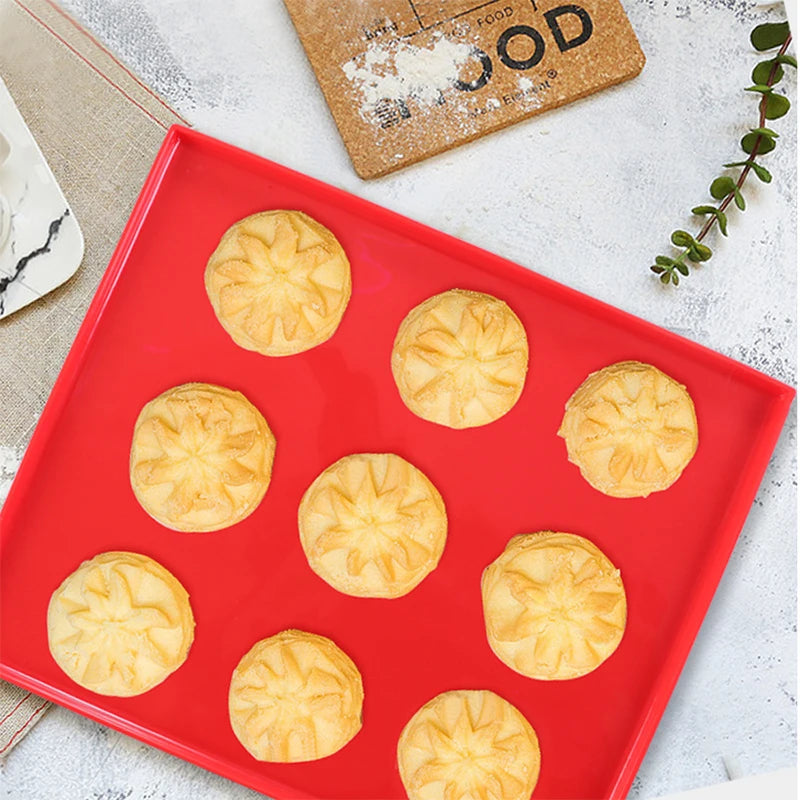 Tejesa Silicone Baking Mat Swiss Roll Mat Non-Stick Cake Tray Cake Roll Pad Oven Mat Bakeware Baking Inserts Sheet Kitchen Accessories