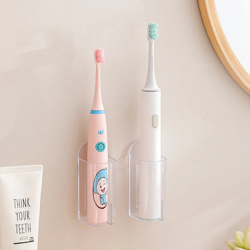 Hemasa Self Adhesive Electric Toothbrush Holder Wall Mount Tooth Brush  Holder