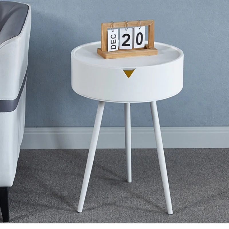 Modern Bedroom Bedside Table Versatile Nightstands Minimalist Easy Install  Design Modern Living Table Personality creative