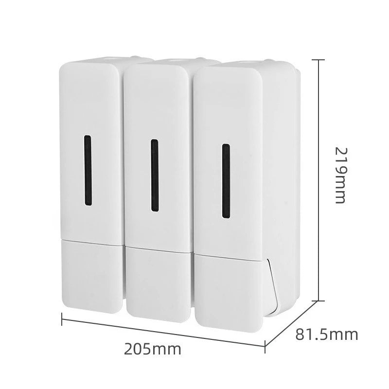 Tejesa 250ml wall hanging free punching manual bathroom soap dispenser hand soap shampoo hotel Hotel Shampoo Shower soap dispenser