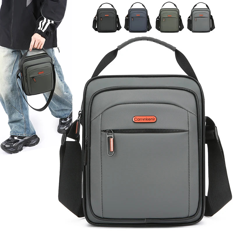 Tejesa Casual Men's Small Flap Shoulder Bag Soft PU Leather Male Messenger Bag Fashion Teenagers Shopping Bag Phone Bag