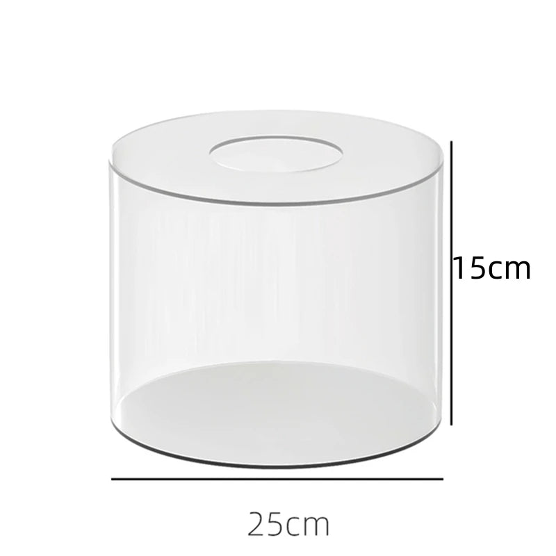 1PC Acrylic Cake Display Board Round Cake Edge Smoother Scraper Tray DIY Cake Refillable Board Base Clear Cake Stand Tools