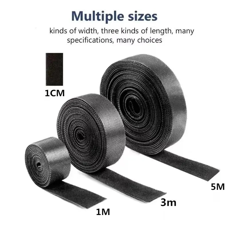 Tejesa 1/5M Cable Organizer Cable Management Wire Winder Tape Earphone Mouse Cord Management Ties Protector For iPhone Xiaomi Samsung