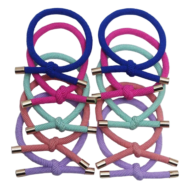 Tejesa 20PCS Women Elastic Hair Rubber Bands High Quality Girls Hair Bands Hair Scrunchies Gold Plated  Hair Accessories Hair Gum/Tie