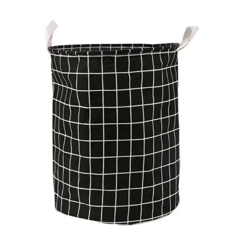 Hemasa  Bathroom Dirty Laundry Basket/Folding Laundry Clothes Hamper Bag /Home Storage Bag Organizers Cotton Laundry Baskets