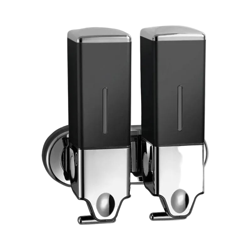 Hemasa 500Ml Manual Press Liquid Soap Dispenser /Wall Mount Soap Shampoo Gel Shower Liquid Container for Bathroom