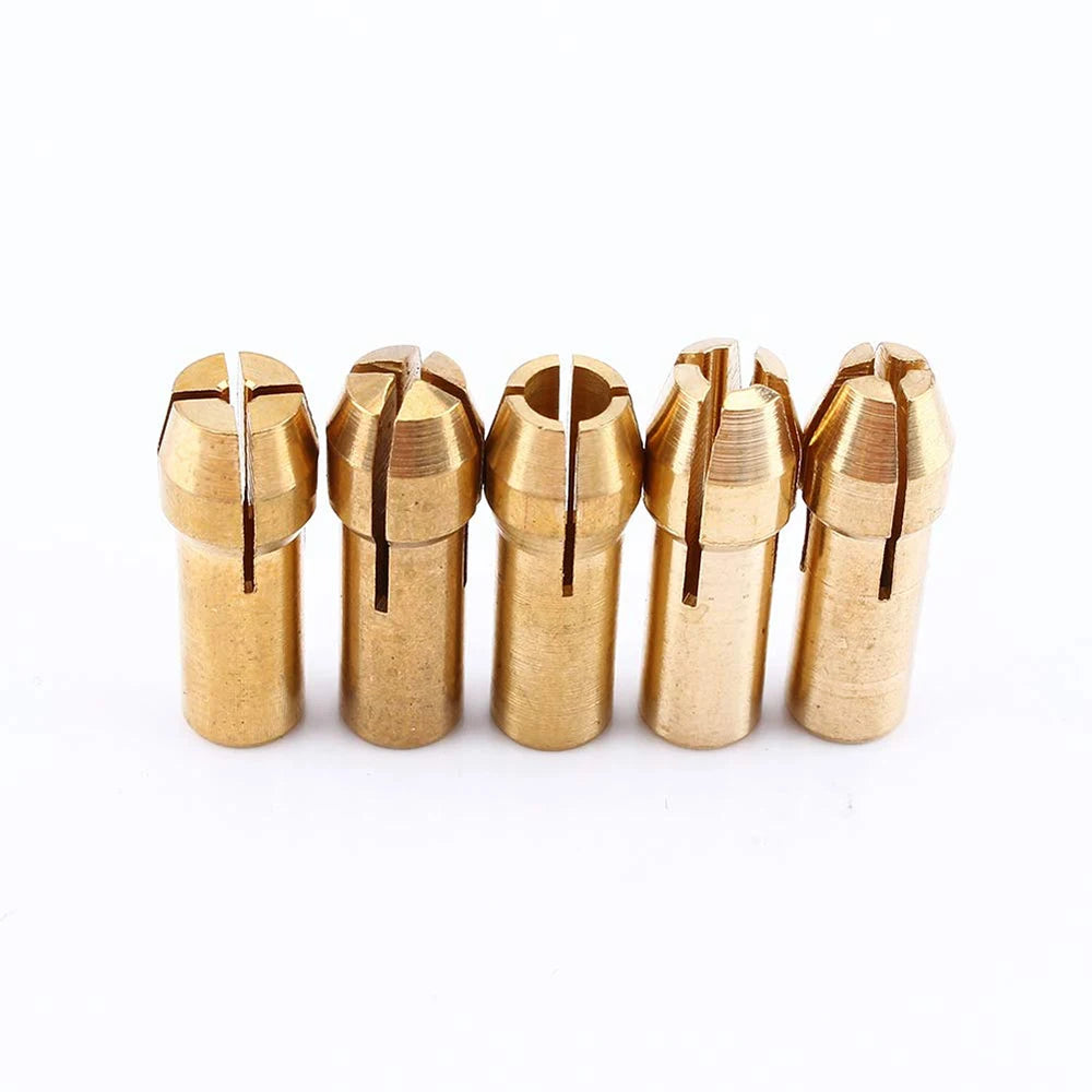7 in 1 2.35/3.17/4.05/5.05mm Mini Drill Chucks Adapter Small Electric Drill Bit Collector Micro Twist Chuck Tool Kit Woodworking