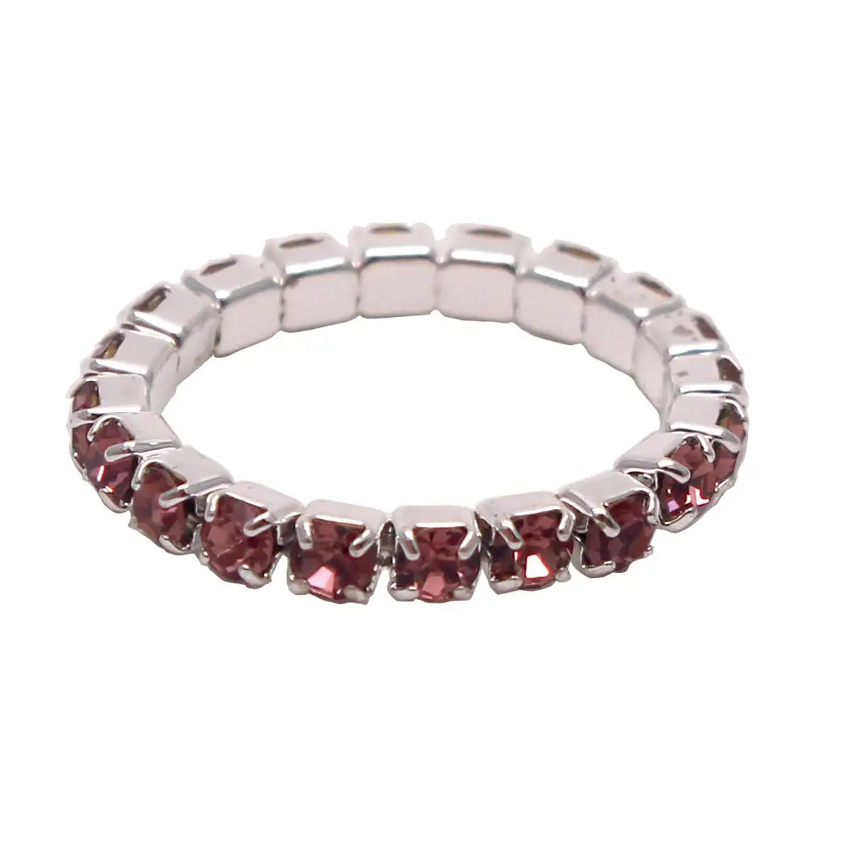 Hemasa 12pcs (12 Colors) Elastic Crystal Toe Ring /Mixed Color
