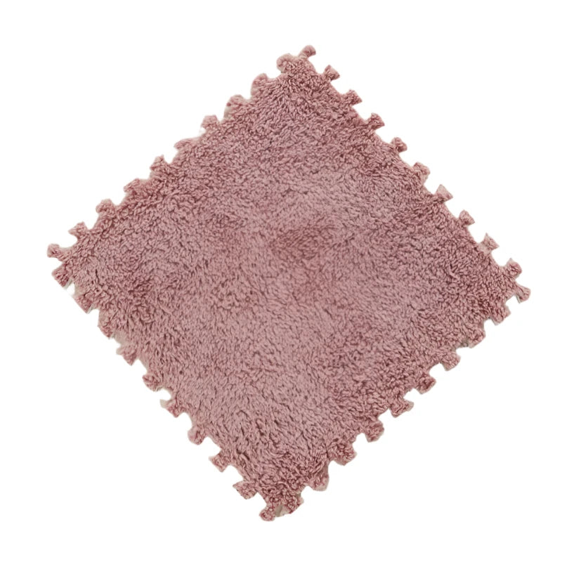 Hemasa Soft Plush Kids Mat Sports Children's Carpet Eva Foam Puzzle Rug Warm Play Mat for Children's Room Home Floor Decoration