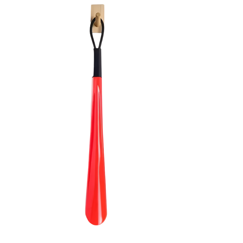Hemasa 1pc Extra long flexible plastic shoe horns  for pregnant women wearing shoe assistants