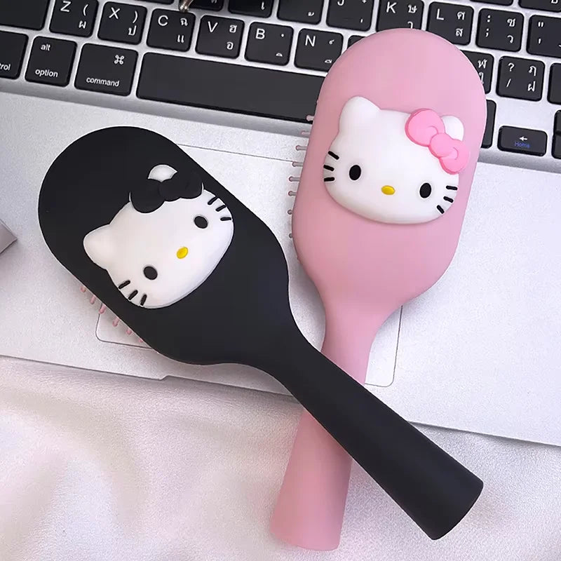 Hemasa  Hellokitty Cartoon Comb Hair Care Anti-tangle Comb Wet and Dry Massage Comb