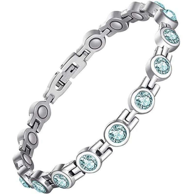 Hemasa  Stainless Steel Elastic Magnetic Bracelets For Women