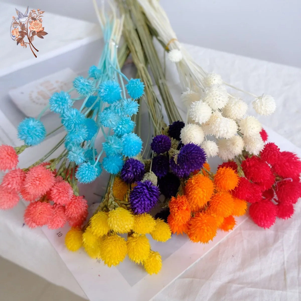 Natural Dried Strawberry Fruit Flower Bouquet DIY Handmade Christmas Floral Decor Wedding Party Decoration Home Table Ornaments