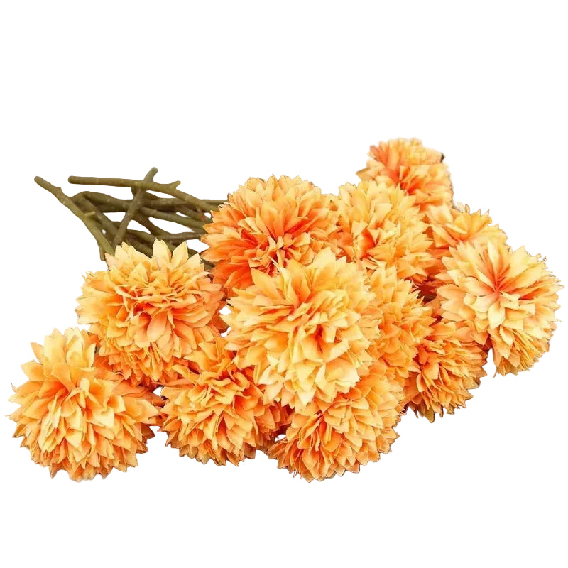 Tejesa 15Pcs Hydrangea Artificial Flowers Bouquet For Home Bedroom Decor Wedding Decoration Craft Vases Flower Arrangement Accessories