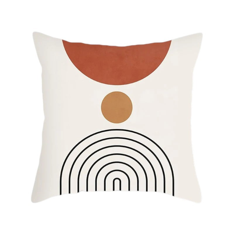 Hemasa Abstract Geometric Decorative Pillowcase Sofa Cushion Cover Soft Throw   Home Office Bedroom