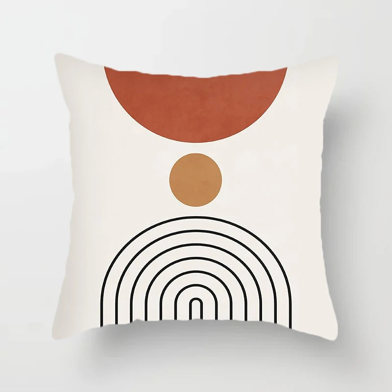 Hemasa Abstract Geometric Decorative Pillowcase Sofa Cushion Cover Soft Throw   Home Office Bedroom