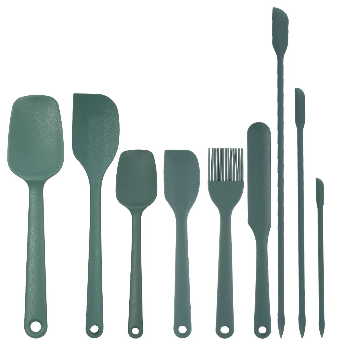 Hemasa 6/9 Pieces Silicone Bakeware Spatula Set Food /Non Stick Heat Resistant Spatulas