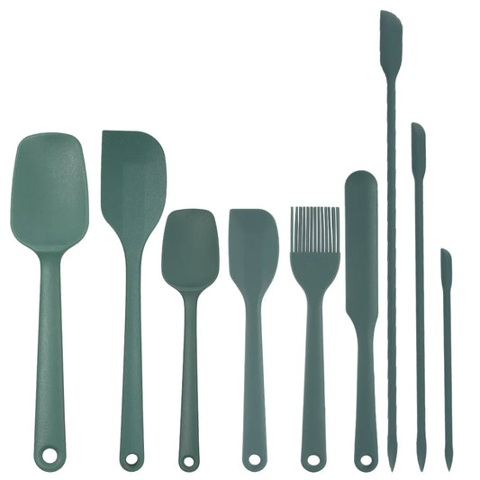 Hemasa 6/9 Pieces Silicone Bakeware Spatula Set Food /Non Stick Heat Resistant Spatulas