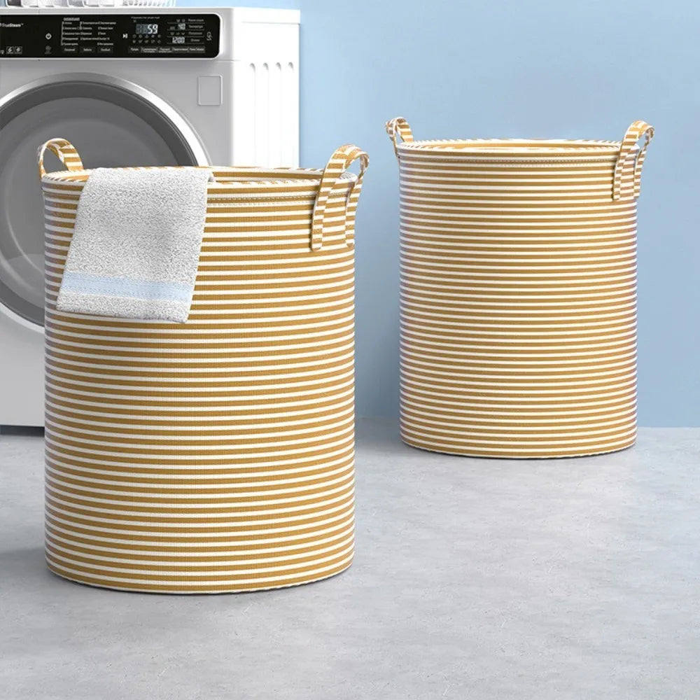 Tejesa Large Capacity Cotton and Linen Storage Basket   /Dirty Clothes Storage Bag