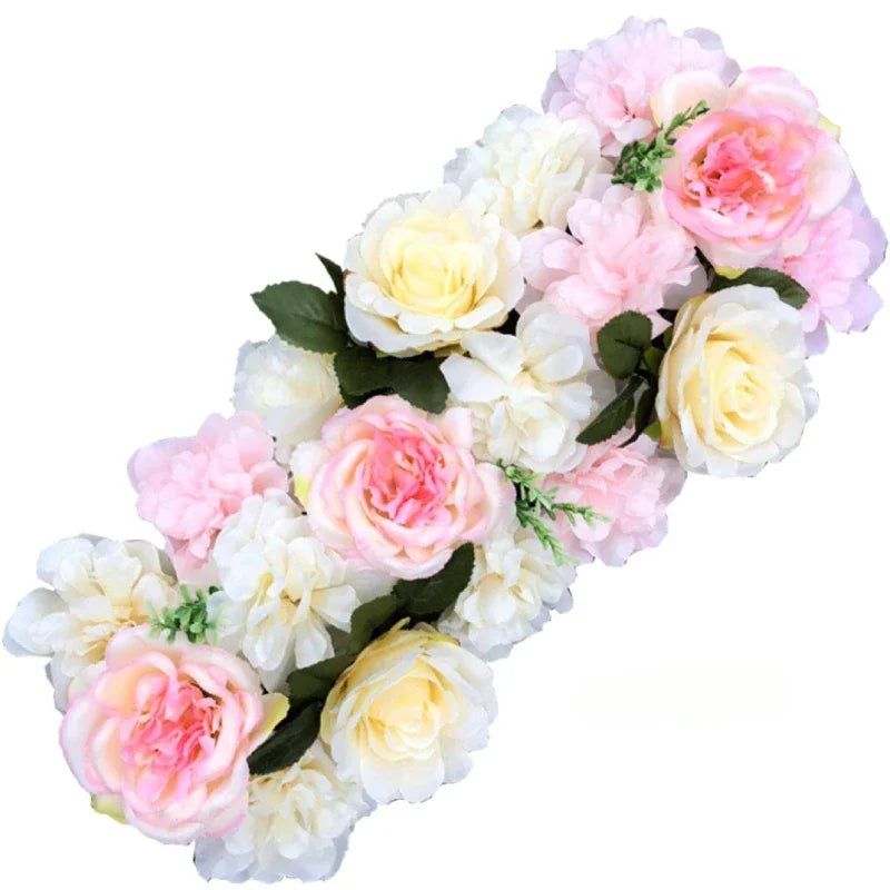 Artificial Silk Flower Arrangement Wedding Decoration Background Wall Hotel Event Decoration Floor Flower Arrangement