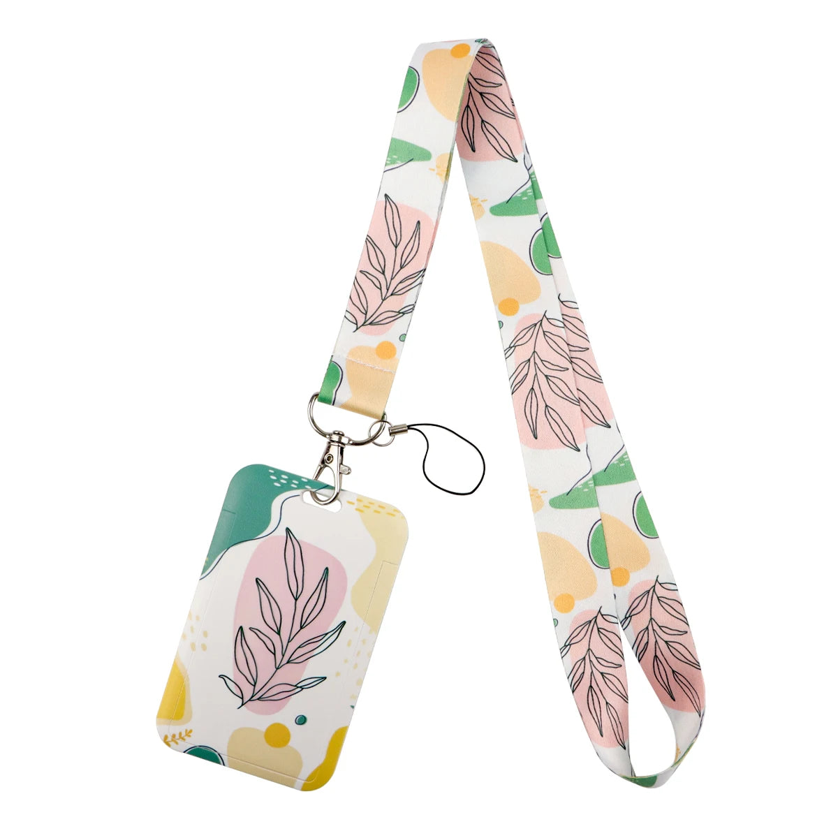 Strawberry Cell Phone Lanyard Neck Strap Hanging Lanyards for Keys ID Card Employee Card Badge Holder Leaf Neck Strap