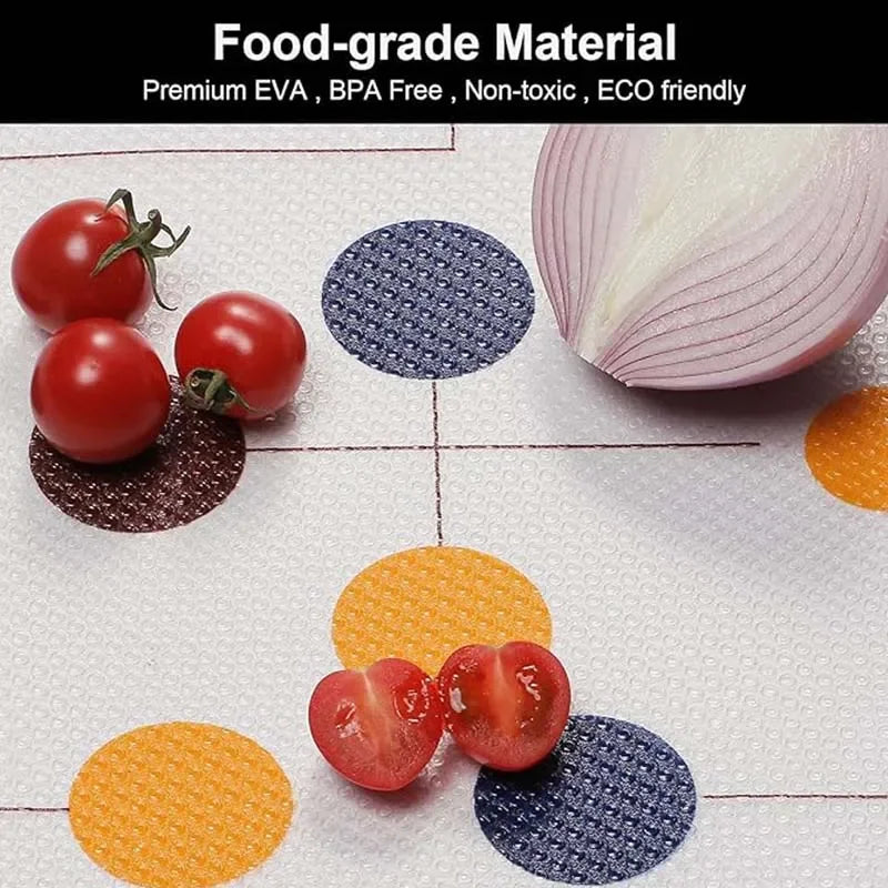 1Roll Reusable Cabinet Mat 45x100cm Non-slip Refrigerator Mat Oil-proof Waterproof Drawer Mats Shoe Pad