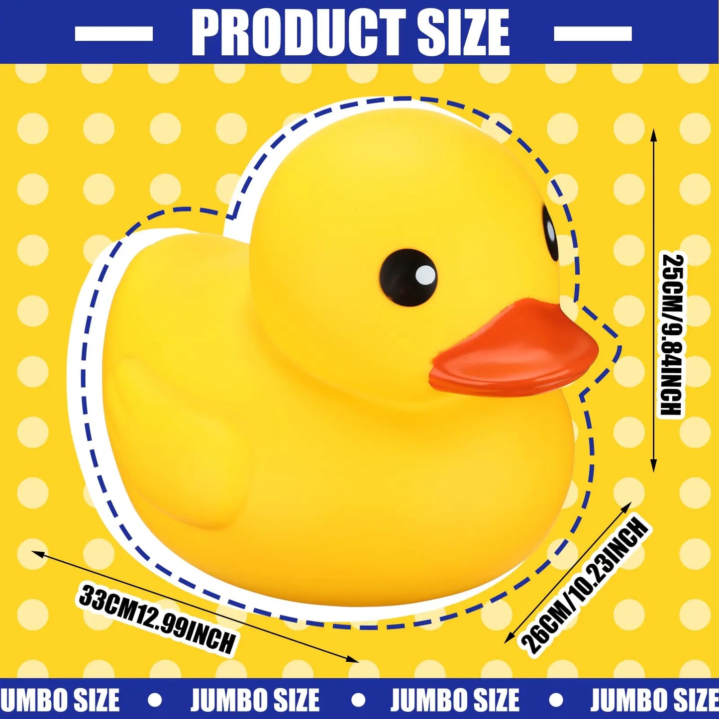 Tejesa Rubber Duck Giant Ducks Large Rubber Duck Gender Reveal Party Rubber Duck 13 Inch Duck Shower Birthday Party Favor