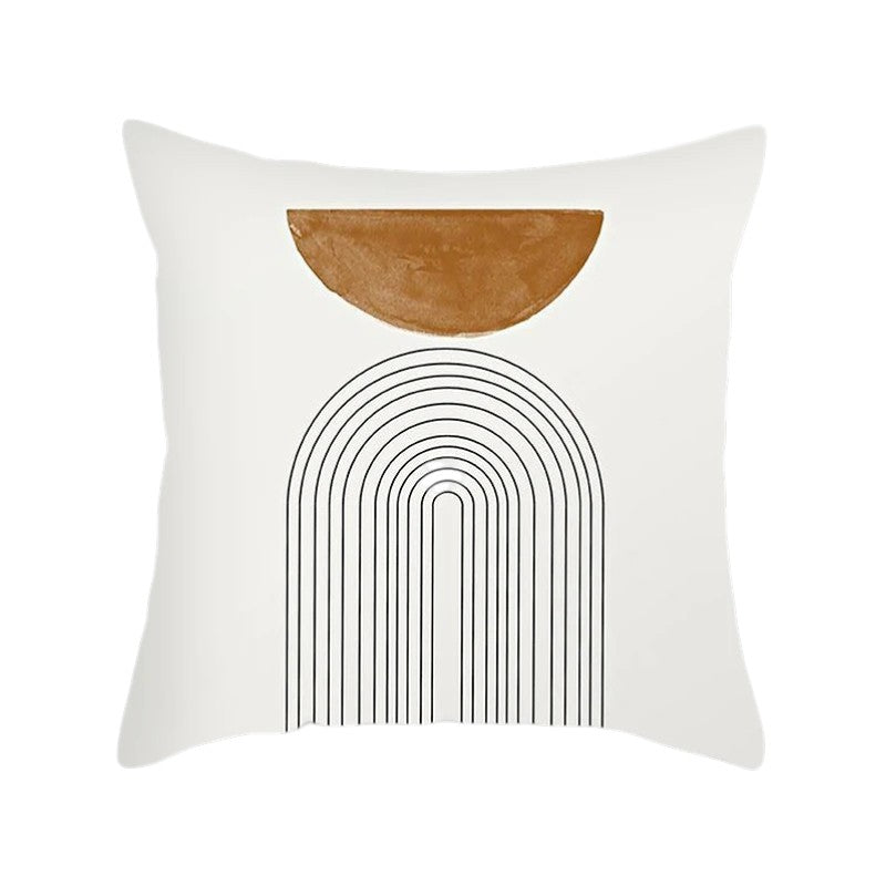 Hemasa Abstract Geometric Decorative Pillowcase Sofa Cushion Cover Soft Throw   Home Office Bedroom