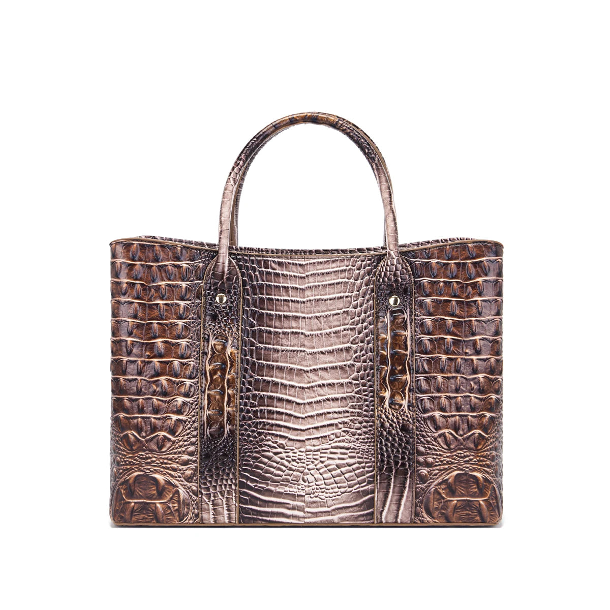 Fashionable and colorful gradient crocodile pattern crossbody bag, personalized color matching