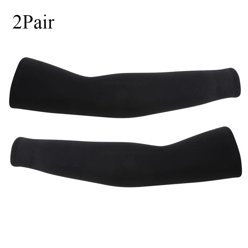 Hemasa  3Pairs Arm Sleeves Summer Sun UV Protection Ice Cool Cycling Running Fishing Climbing Driving Arm Cover Warmers For Men Women