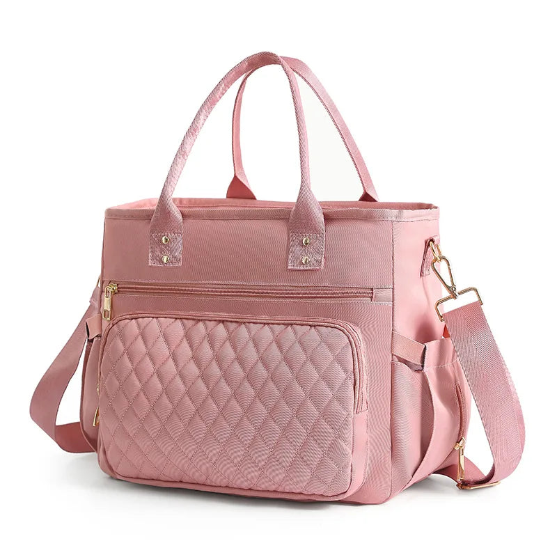 Large Capacity Fashion Bento Bag, Work Lunch Pack Insulation Pack, Waterproof Storage Bag, Travel Bag, Picnic Bag, Mommy Bag