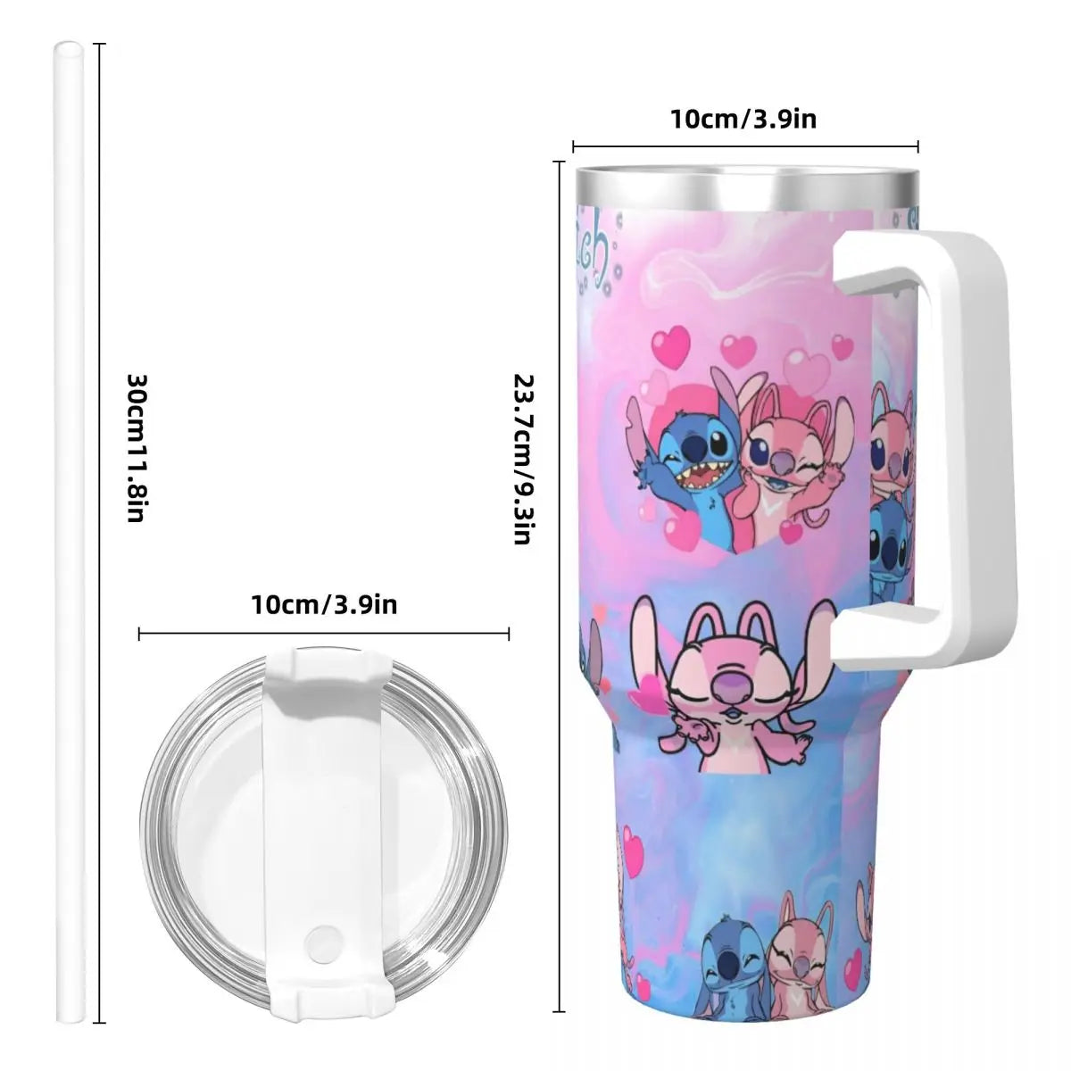 Hemasa  Stainless Steel Tumbler Mug With Straws water bottle