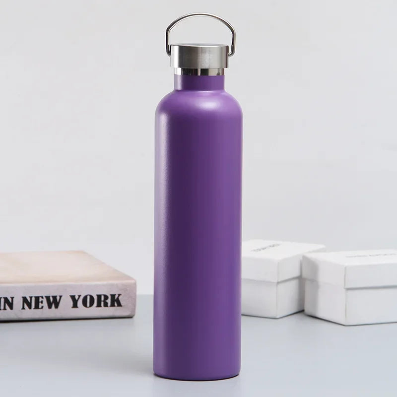Hemasa Stainless Steel  Tumbler Cups with Lid Portable Outdoor Vacuum Flask Children's Water Bottle 350ML/ 500ML/ 750ML