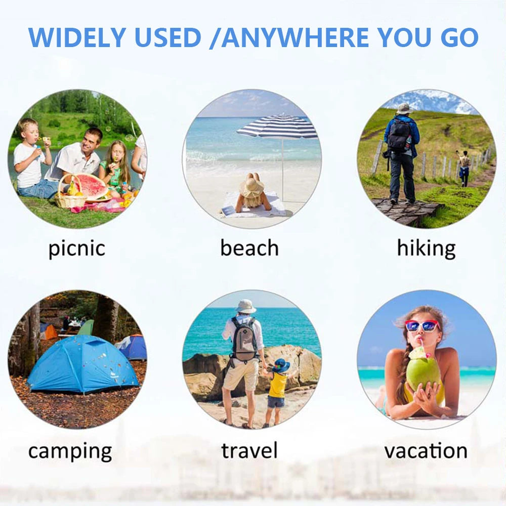 Tejesa Beach Mat Outdoor Camping Mat Waterproof Beach Blanket Large Floor Mat for Home Outside Travel Rug Camping Tent Mat Picnic Rug