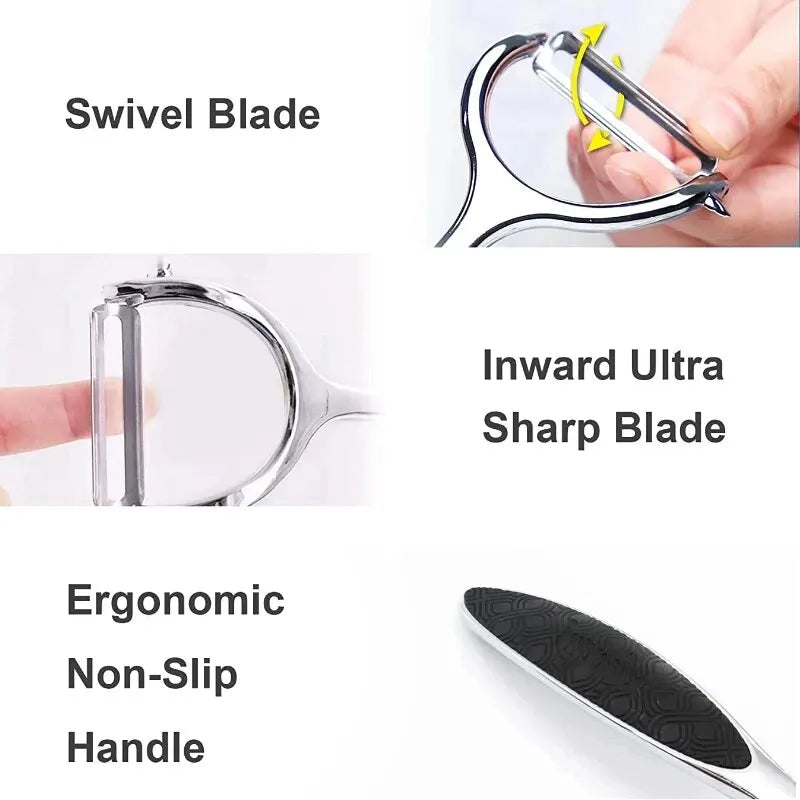 Hemasa  Stainless Steel Vegetable Peeler /Potato Peeler / Multi-function Carrot Grater Fruit Tools