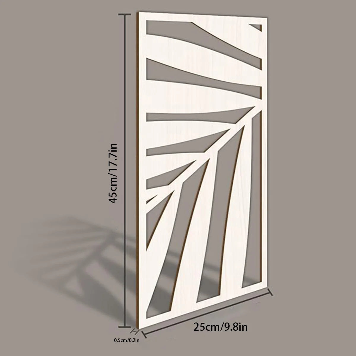 Tejesa 3pcs Wooden wall decoration hollow wooden leaf wall art for kitchen /bathroom /living room /dining room /porch wall