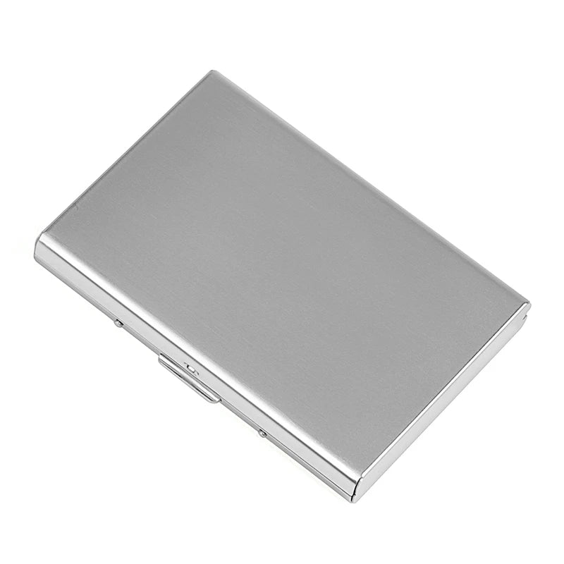 1pc Card Holder Men RFID Blocking Aluminum Metal Slim Wallet Money Bag Anti-scan Credit Card Holder Thin Case Small Male Wallet