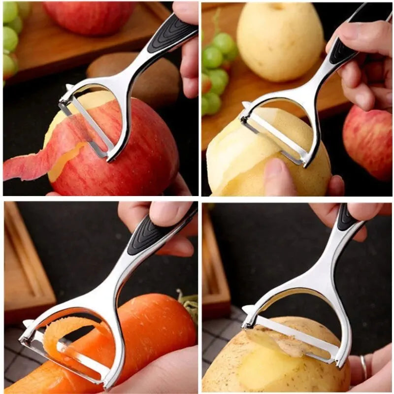 Hemasa  Stainless Steel Vegetable Peeler /Potato Peeler / Multi-function Carrot Grater Fruit Tools