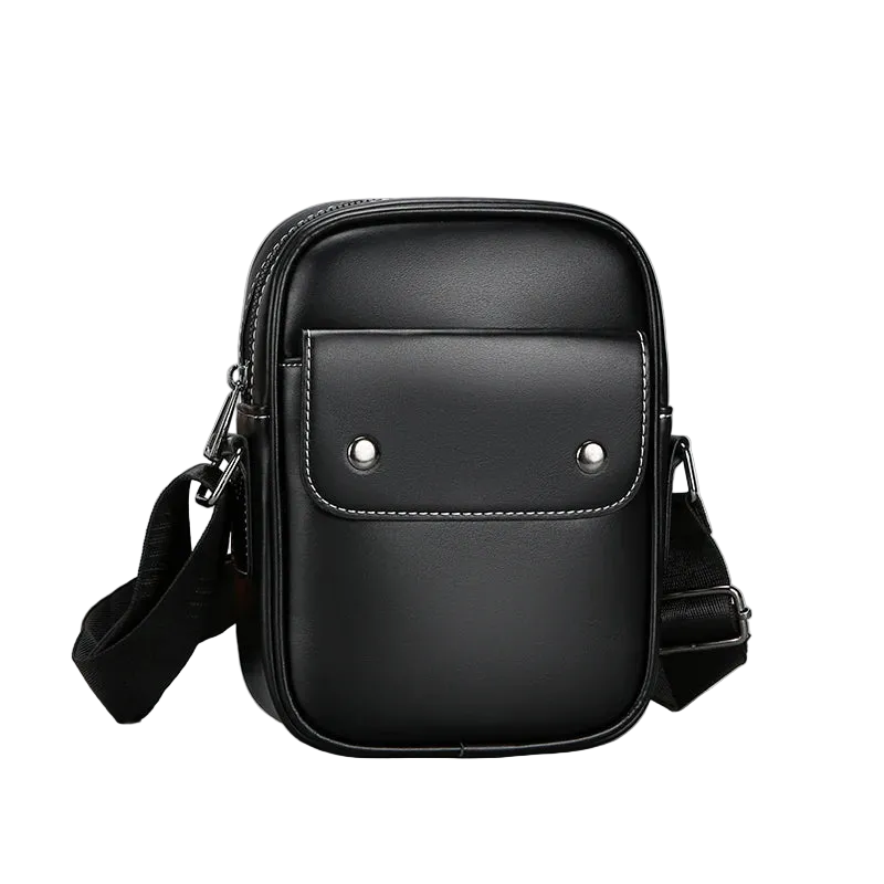 Tejesa Soft PU Leather Men Small Shoulder Bag Fashion Casual Male Mini Handbag Pretty Style Male Shopping Phone Bag