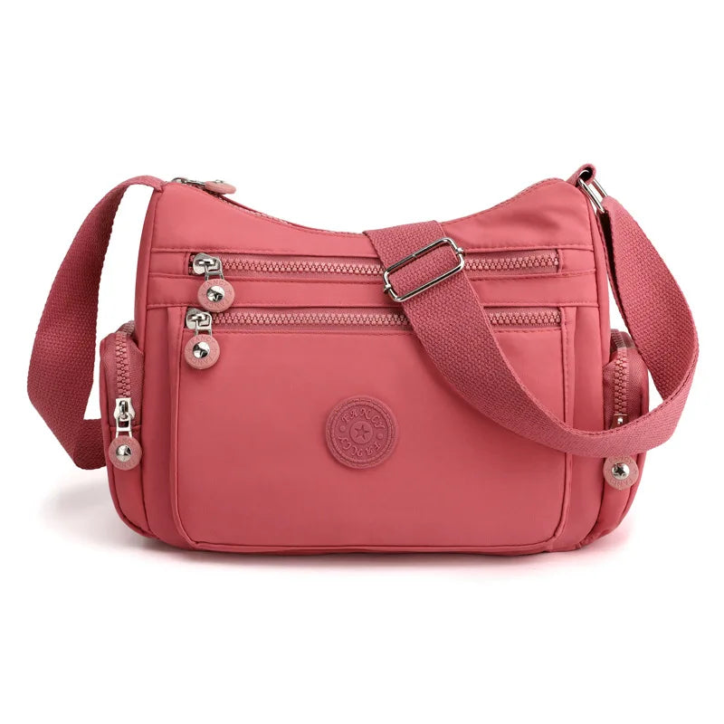 Printing Shoulder Bags for Women Waterproof Crossbody Casual Multifunction Shopping Handbag Large Capacity Messenger Bag Female