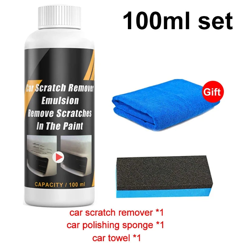 Hemasa Car Scratch Remover Paint Care Tools Auto Swirl Remover Scratches Repair Polishing Auto Body Grinding Compound Anti Scratch Wax