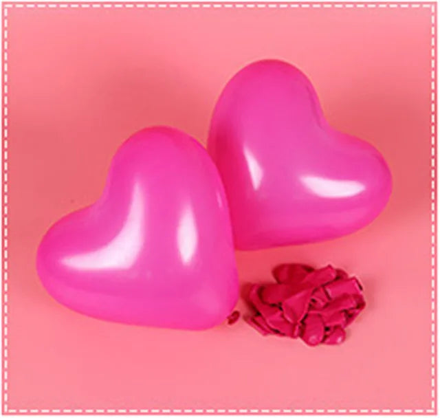 12Inch Heart shape Balloons Love Inflatable Air Helium Balloon room Day Marriage Wedding Birthday Party Decor Supplies