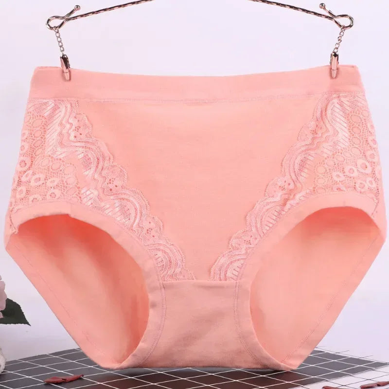 Large Size Middle-aged Women's Panties High Waist Fat Cotton Briefs Lenceria Para Damas Ropa Interior Femenina Lingerie XL-6XL