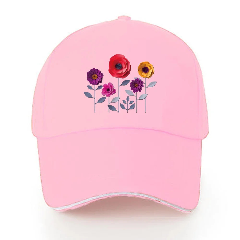 Baseball Caps Women Walking Visors Hat Autumn Outdoor Hats Unisex Adjustable Cotton Summer Sun Visors 3D Series Print Cap