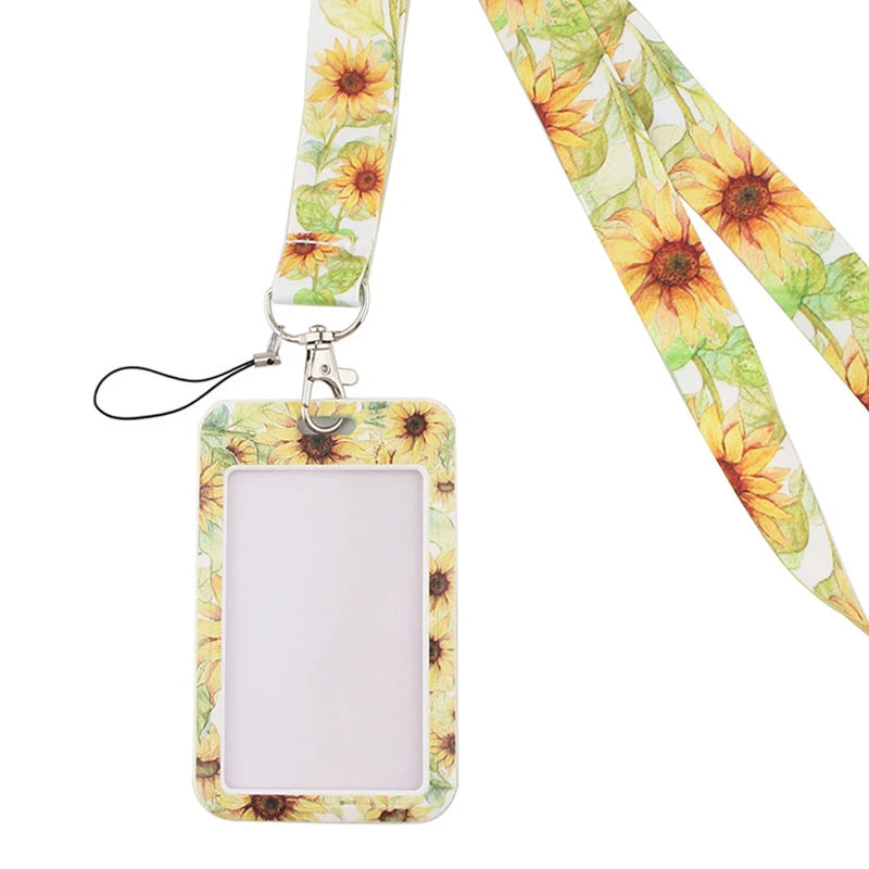 Tejesa Butterfly Lanyard Business Credit Card Holder Neck Strap Keychain Hang Rope ID Badge Holder Lariat Lasso