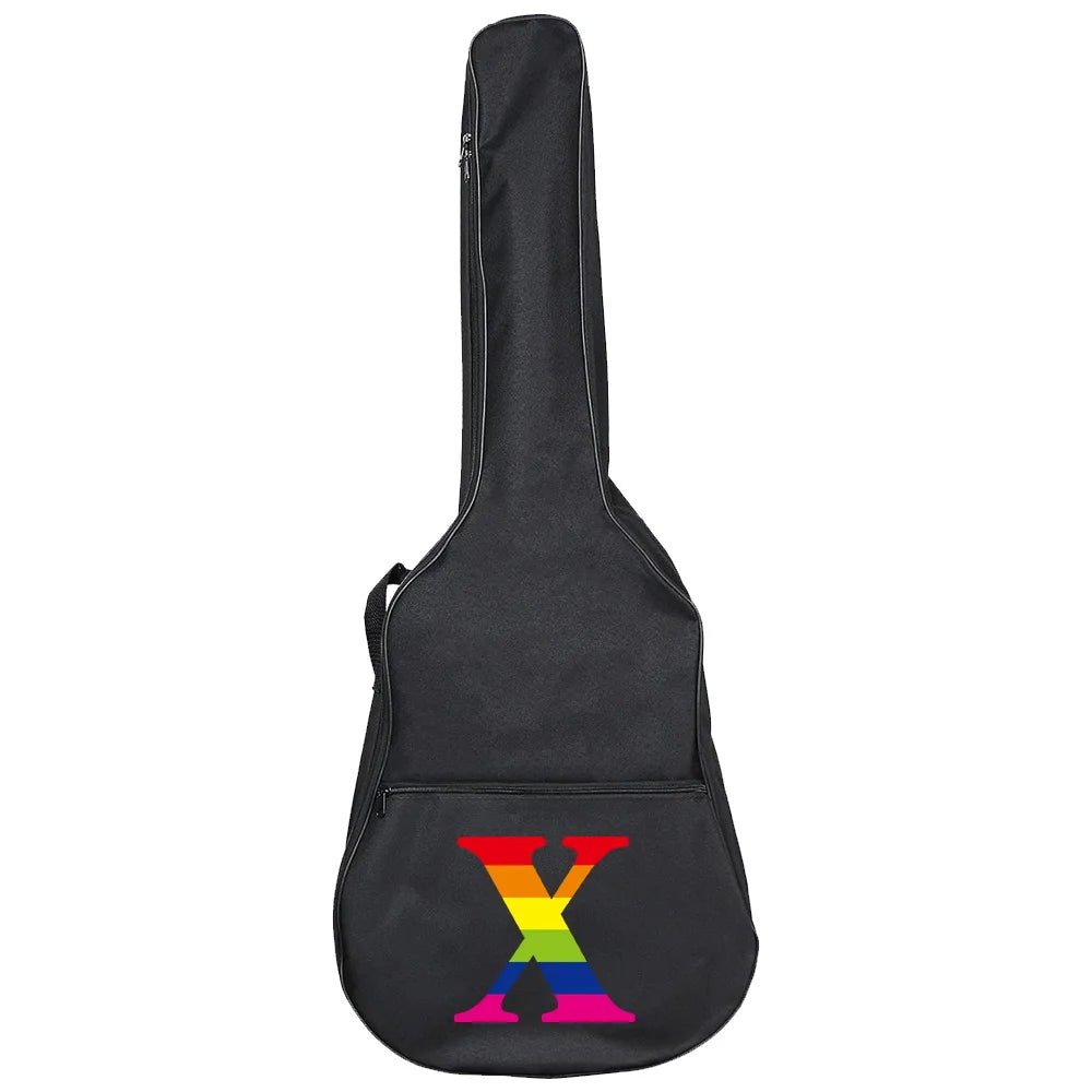 Tejesa Guitar Bag 31-41 Inch Guitar Case Printing Rainbow Series / Guitar Cover /Waterproof Backpack Oxford Fabric