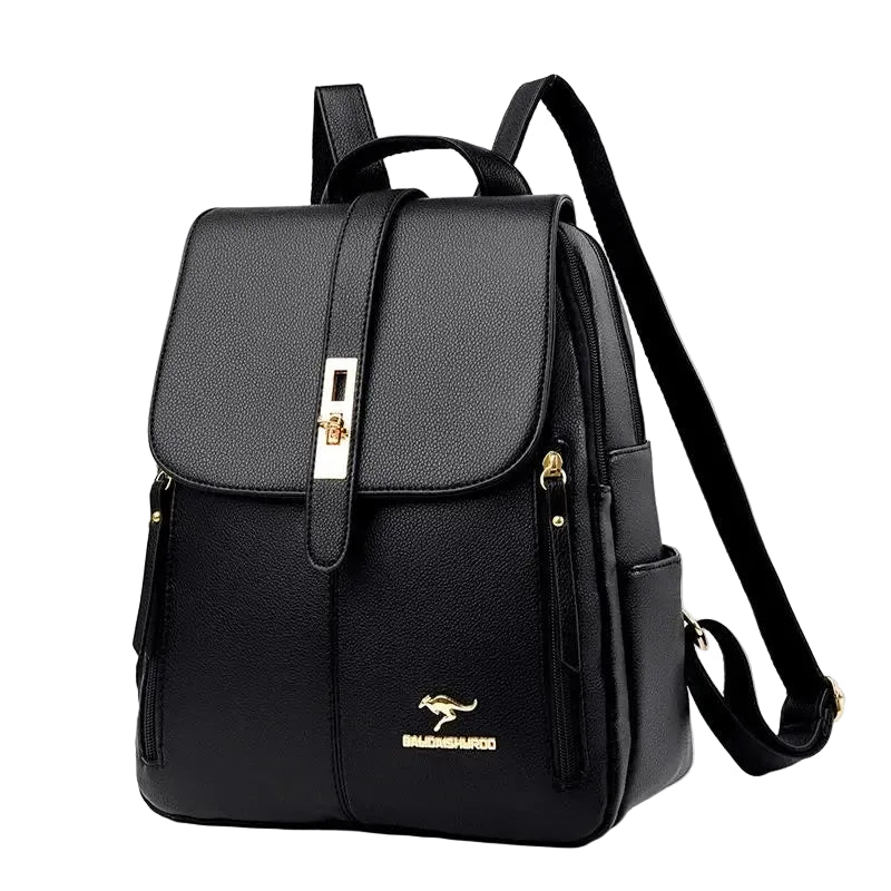 Women's 2024 Leather Bapa Faionable Polyester Material Dual-oulder Bag for Travel And Busin Trips