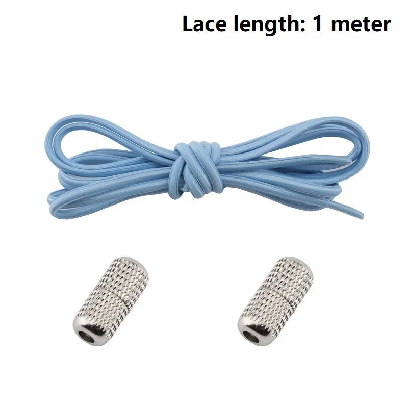 New Elastic Laces Sneakers Laces Without Tie Elastic Shoelaces Without Binding Laces Bows Shoelaces Rubber Bands for Shoes