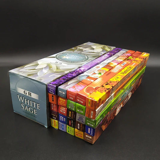 10/25 Small Tubes Natural Tibetan White Sage Incense Sticks Home Fragrance Joss Sticks Bulk Sale Indian Incense Coconut Aromar
