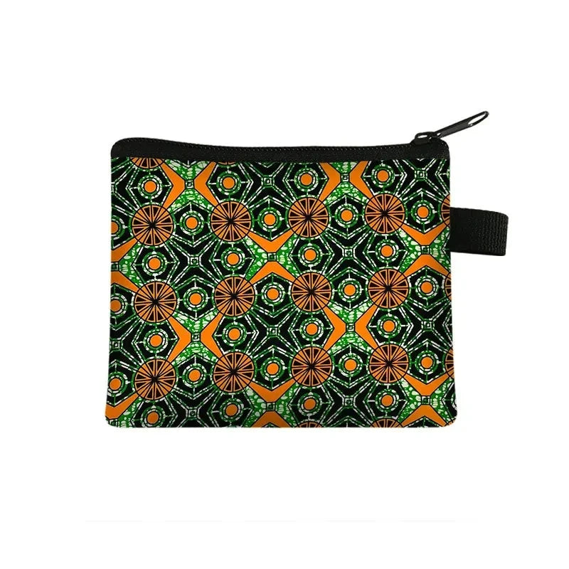 Tejesa Geometric Design Portable Card Bag Coin Key Storage Bags Hand Bag Small Square Bag Coin Purse Pochette Sac Billetera Wallet
